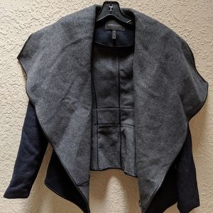 BCBG MAXAZRIA Heavy Wool Navy Fall Winter Jacket